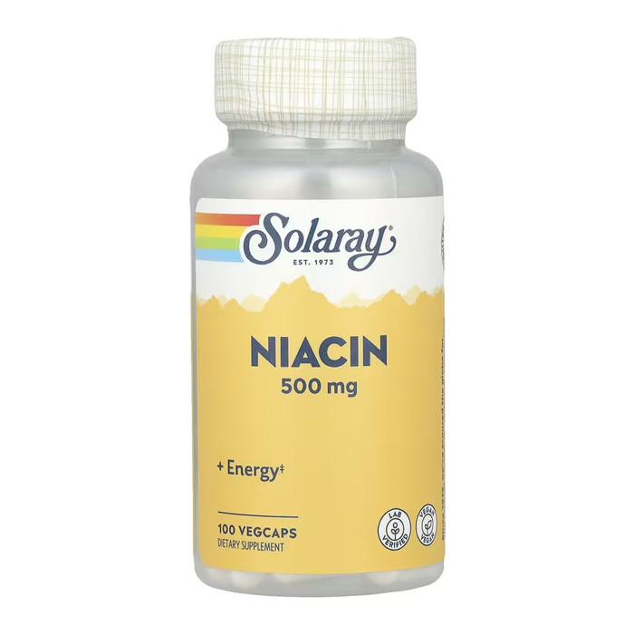 Solaray Niacin 500mg - 100 vcaps