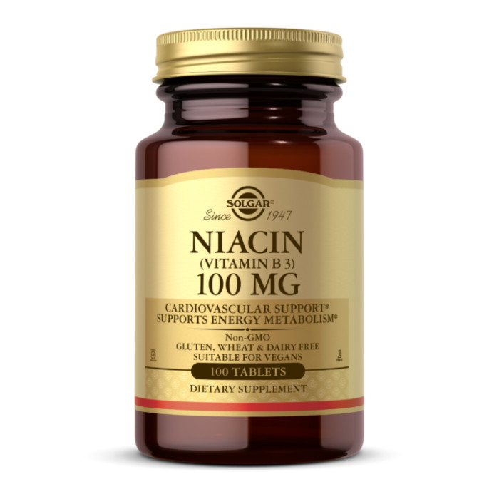 Solgar Niacin (Vitamin B3) 100mg - 100 tabs