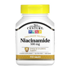 21st Century Niacinamide 500 mg - 110 tabs