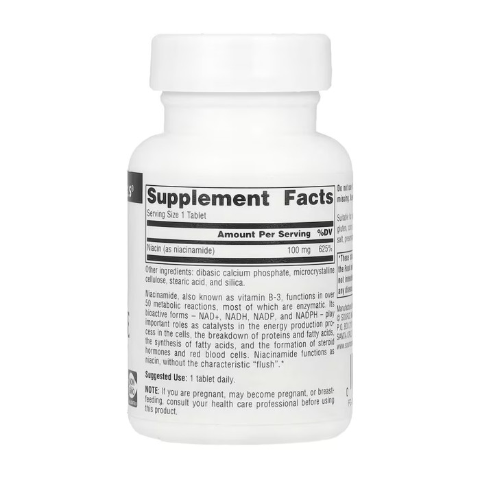 Source Naturals Niacinamide B-3 100 mg - 100 tabs