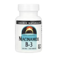 Source Naturals Niacinamide B-3 100 mg - 100 tabs