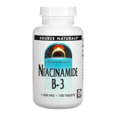 Source Naturals Niacinamide B-3 1500 mg - 100 tabs