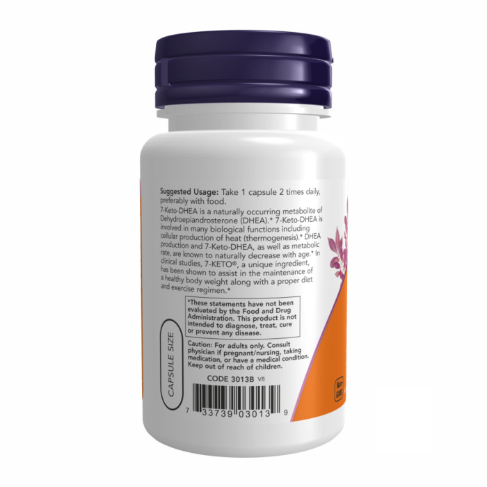 Now Foods 7-KETO 100 mg - 60 vcaps