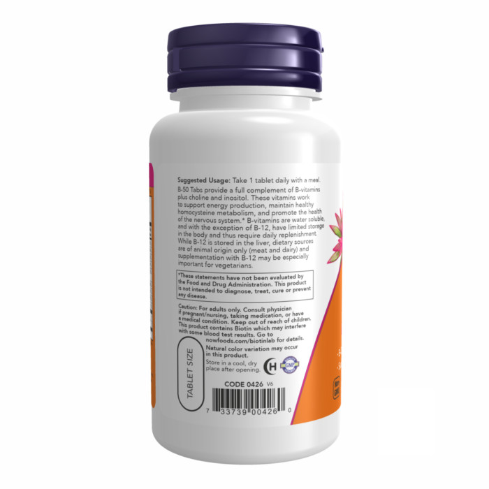 Now Foods B-50 - 100 tabs