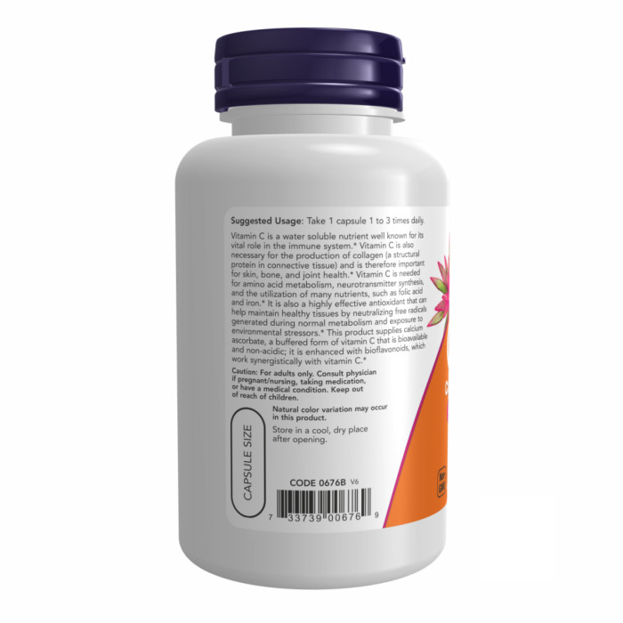 Now Foods C-500 Ascorbate - 100 vcaps