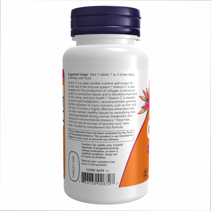 Now Foods C-500 with Rose Hips - 250 tabs