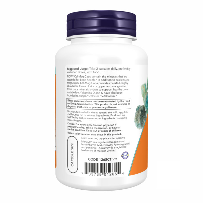Now Foods Cal-Mag Caps - 120 caps