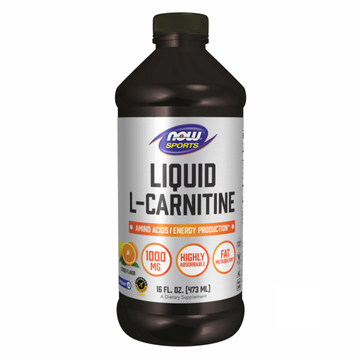 Now Foods Carnitine Liquid 1000mg - 473ml Citrus