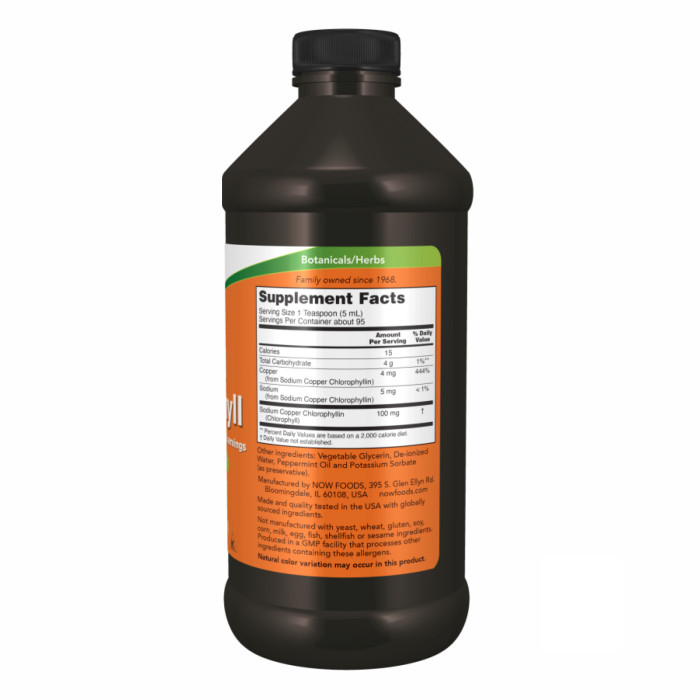 Now Foods Chlorophyll Liquid Mint - 16 oz