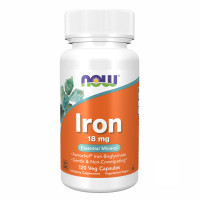 Now Foods Iron 18mg Ferrochel - 120 vcaps