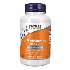 Now Foods L-Methionine 500mg - 100 caps
