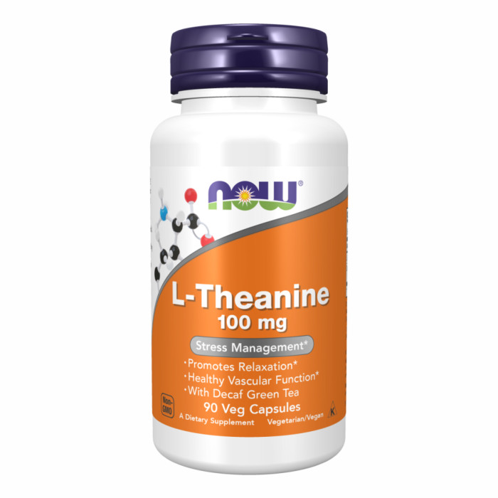Now Foods L-Theanine 100mg - 90 vcaps