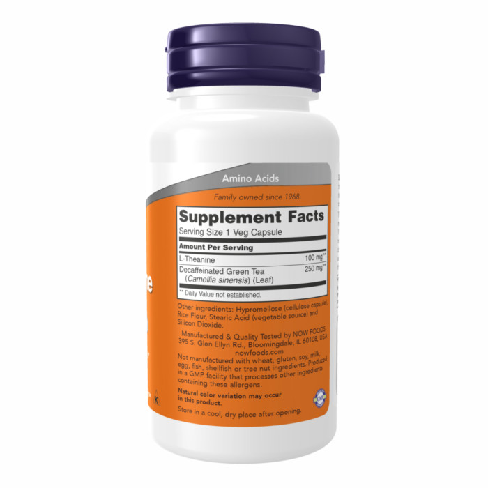 Now Foods L-Theanine 100mg - 90 vcaps