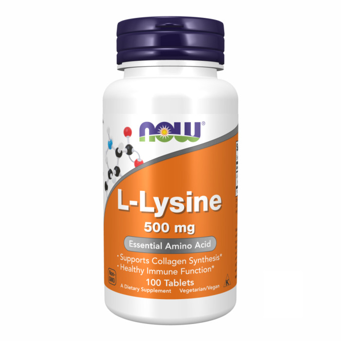 Now Foods LYSINE 500mg - 100 tabs