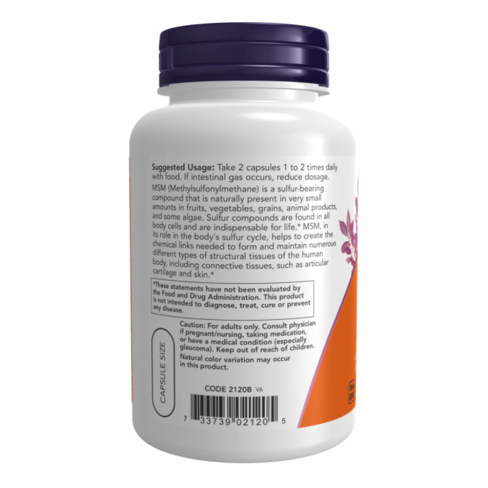 Now Foods M.S.M 1000mg - 120 vcaps