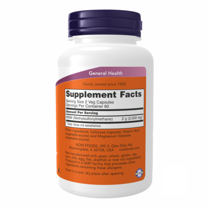 Now Foods M.S.M 1000mg - 120 vcaps
