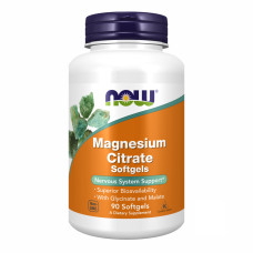 Now Foods Magnesium Citrate 134mg - 90 sgels