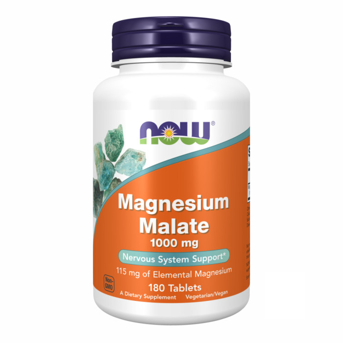 Now Foods Magnesium Malate 1000mg - 180 tabs