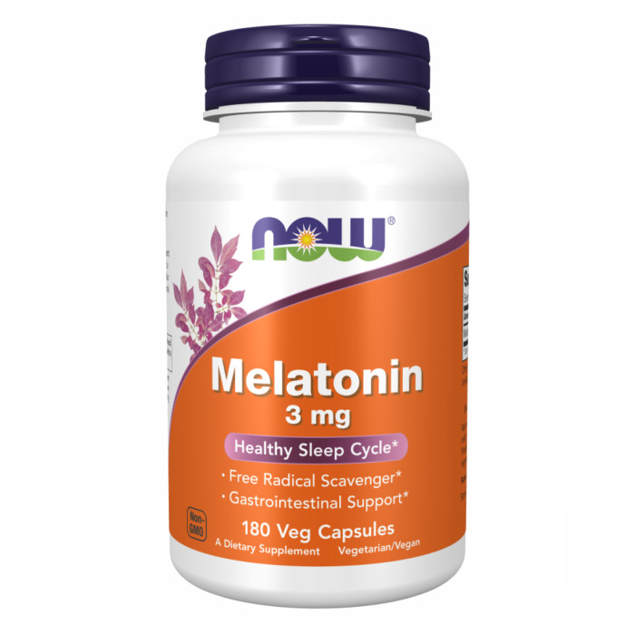 Now Foods Melatonin 3 mg - 180 vcaps