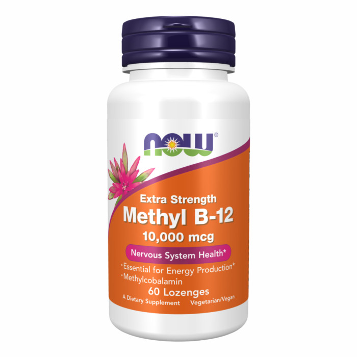 Now Foods Methyl B-12 10000mcg - 60 lozenges