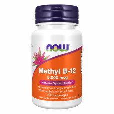 Now Foods Methyl B-12 5000mcg - 120 lozenges