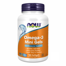 Now Foods Omega-3 Mini Gels 500 mg - 180 sgels