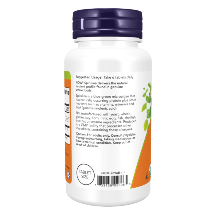 Now Foods Spirulina 500mg - 500 tabs