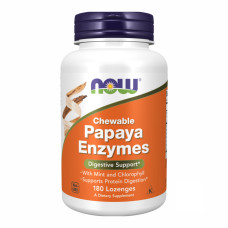 Now Foods Papaya Enzyme - 180 tabs