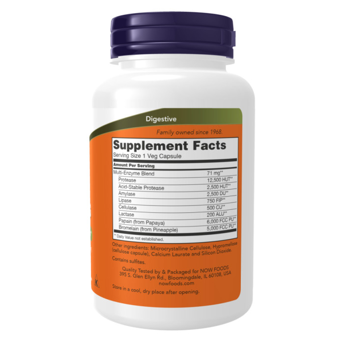 Now Foods Plant Enzymes - 120 vcaps
