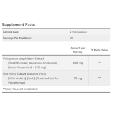 Now Foods Resveratrol 200 mg - 60 vcaps