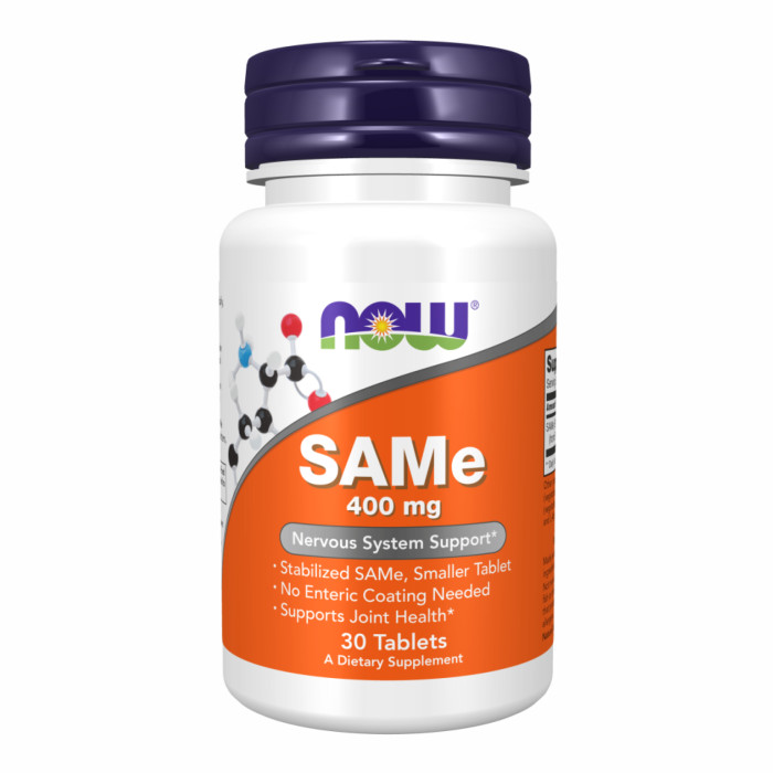 Now Foods SAM-E 400mg - 30 tabs