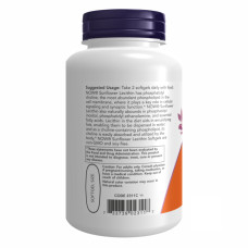 Now Foods Sunflower Lecithin 1200 mg - 100 sgels