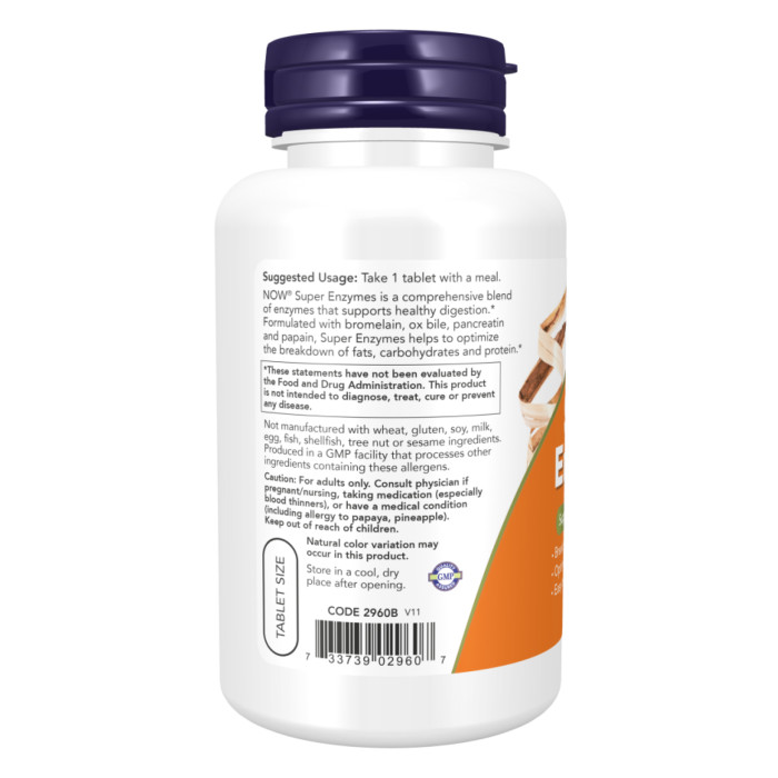 Now Foods Super Enzymes - 90 tabs