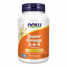 Now Foods Super Omega 3-6-9 1200 mg - 90 sgels