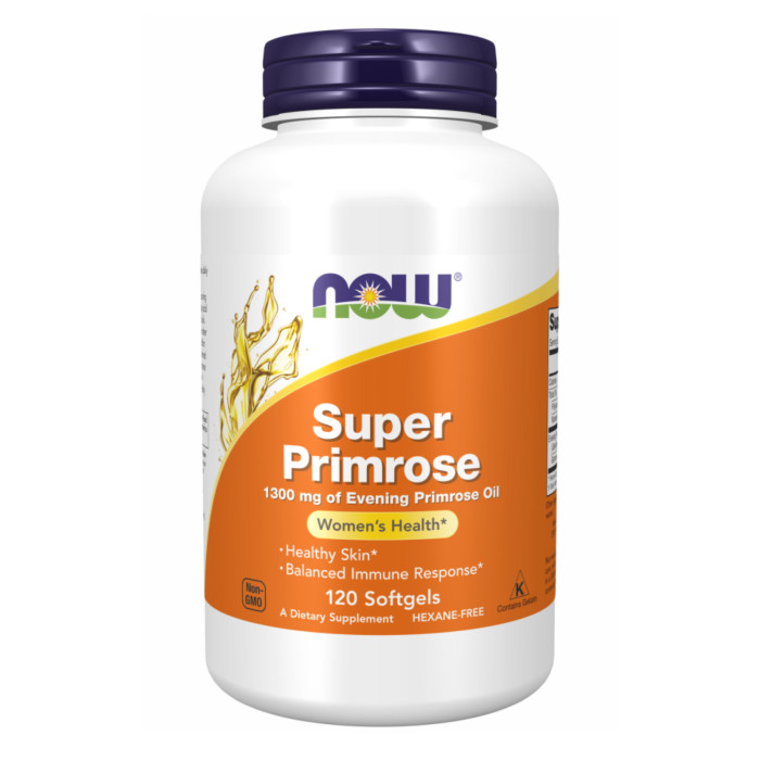 Now Foods Super Primrose 1300mg - 120 sgels