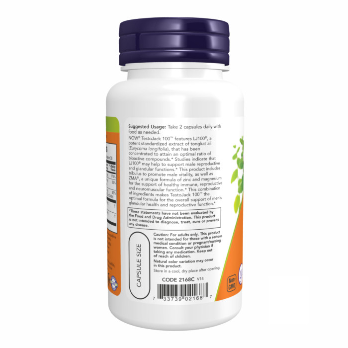Now Foods Testo Jack 100 - 60 vcaps