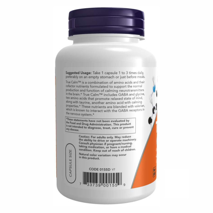 Now Foods True Calm - 90vcaps
