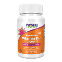 Now Foods VIT D-3 10,000 IU - 240 sgels