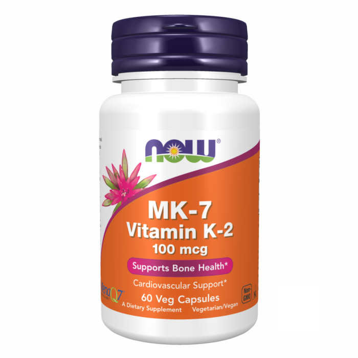 Now Foods Vitamin K-2 (MK7) 100 mcg - 60 vcaps