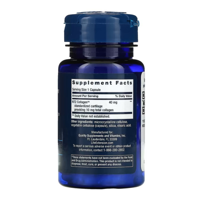 Life Extension NT2 Collagen™ 40 mg - 60 small caps