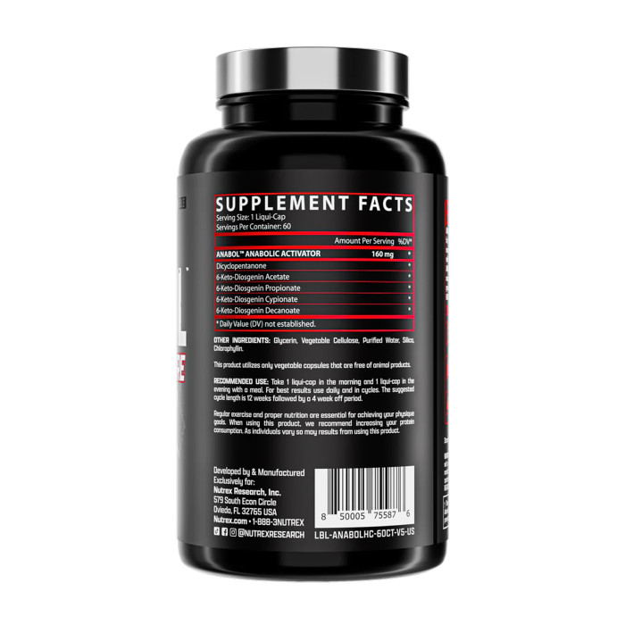 Nutrex Anabol Hardcore - 60ct