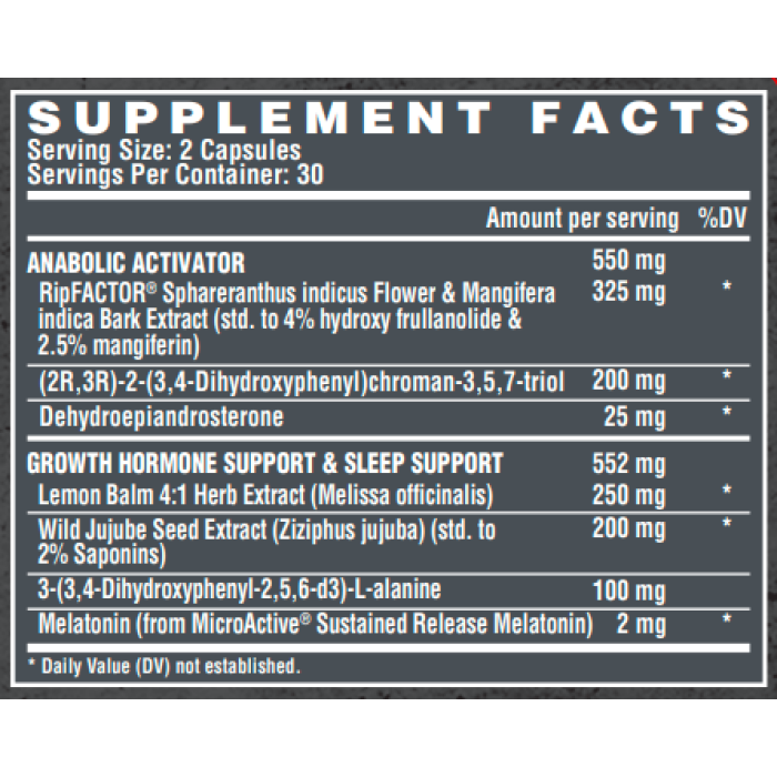 Nutrex Anabol Hardcore PM - 60 liquid caps