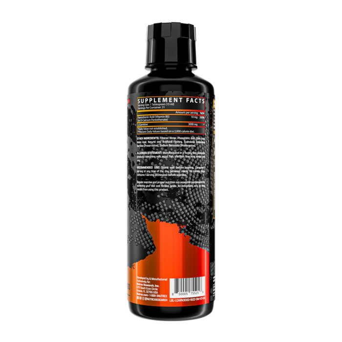 Nutrex Liquid L-Carnitine 3000 - 480ml Orange Mango