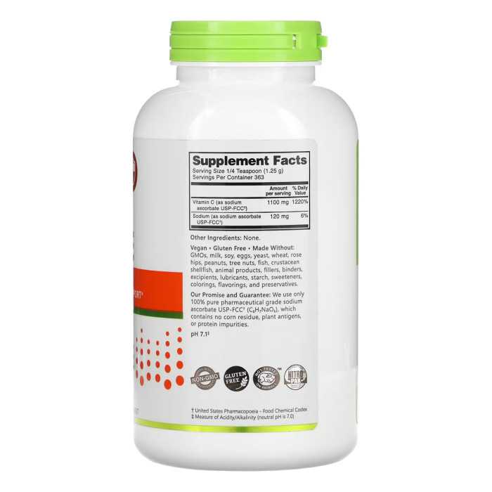 Nutribiotic Sodium Ascorbate Powder - 454g