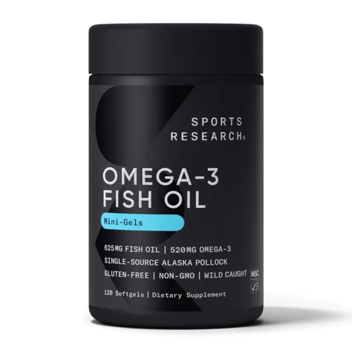 Sport Research Omega-3 Fish Oil Alaska 625mg - 120 mini softgels