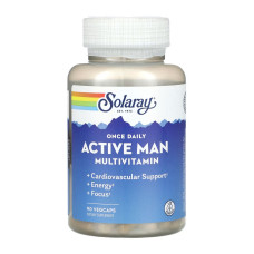 Solaray Once Daily Active Man - 90 veg caps