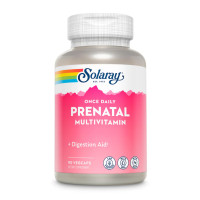 Solaray Once Daily Prenatal Multi-Vita - 90 vcaps