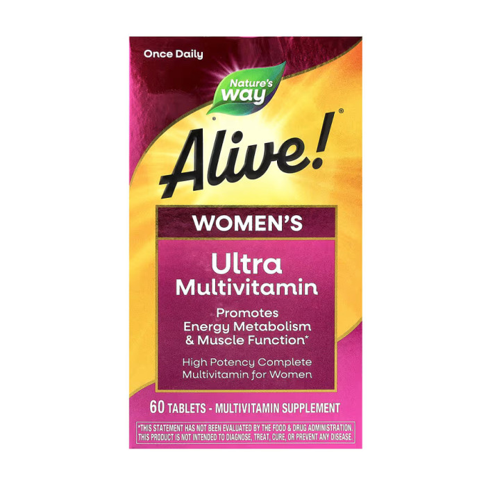 Nature's Way Once Daily Women Ultra Multivitamin- 60 tabs