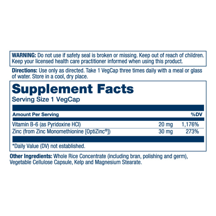 Solaray Opti Zinc 30mg - 60 vcaps