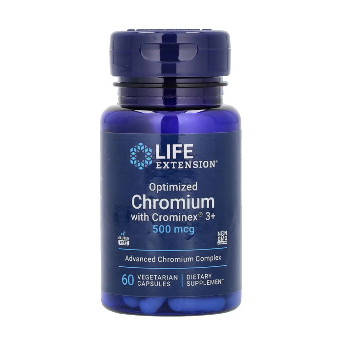 Life Extension Optimized Chromium with Crominex® 3+ 500 mcg - 60 vcaps